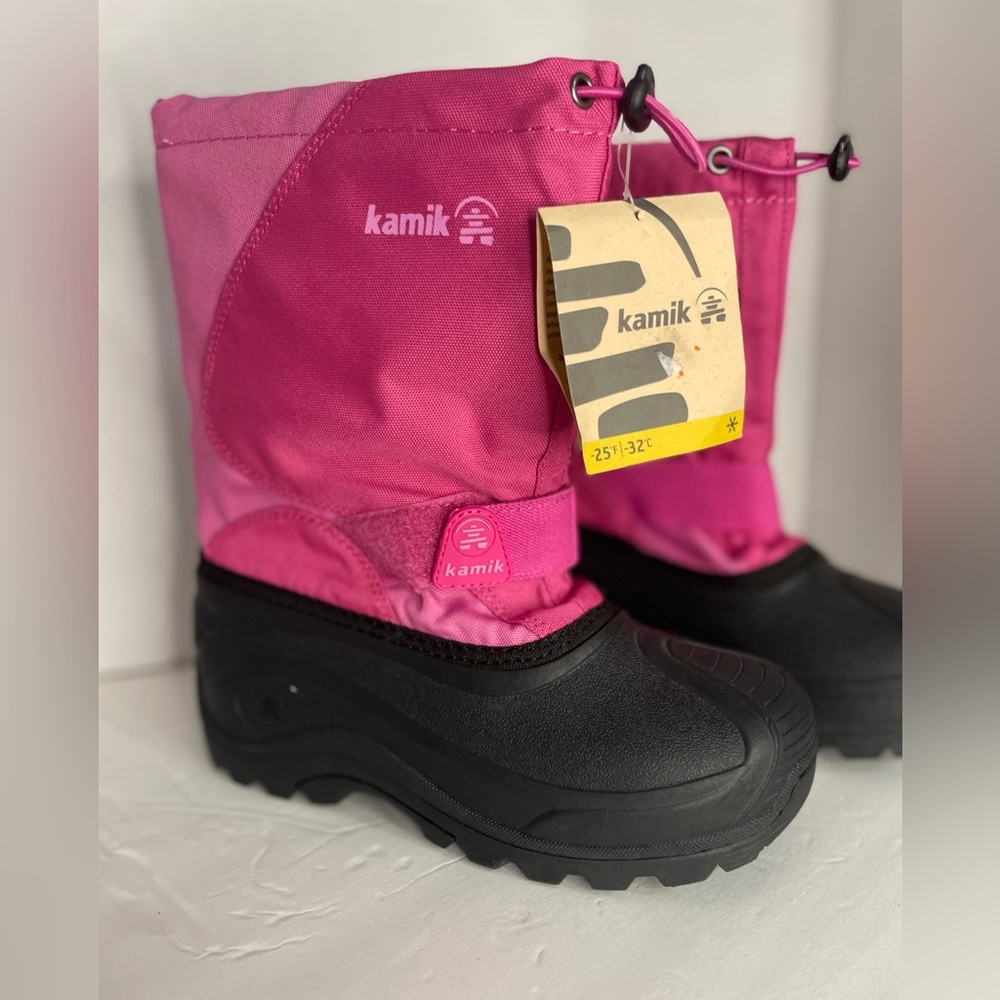 Kamik Winter Snow Boots Pink Youth Girls Size 4